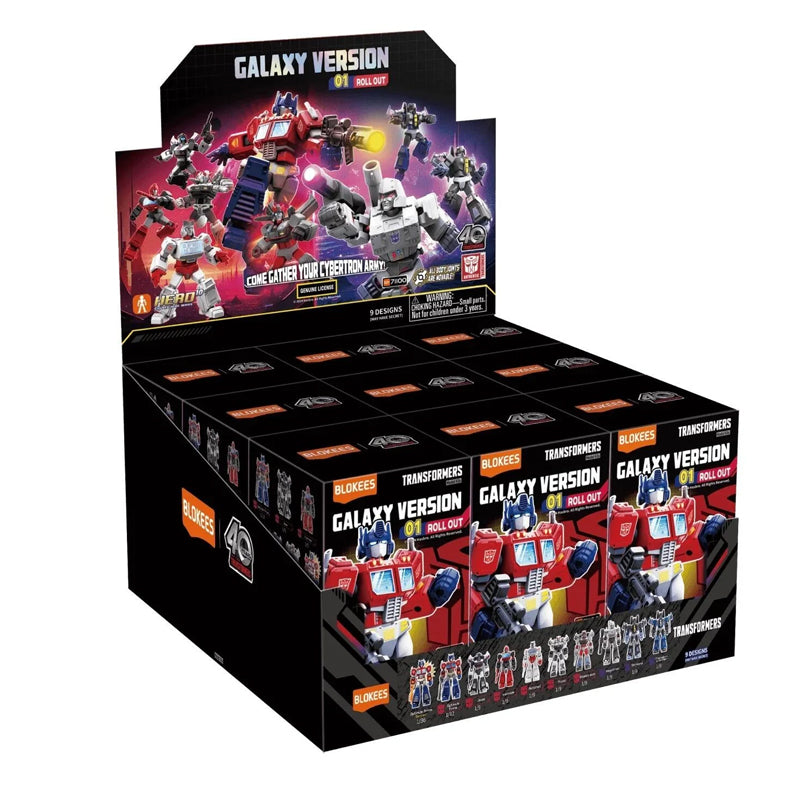 Transformers Blokees Galaxy Version 01 – Roll Out – Asst 9pcs