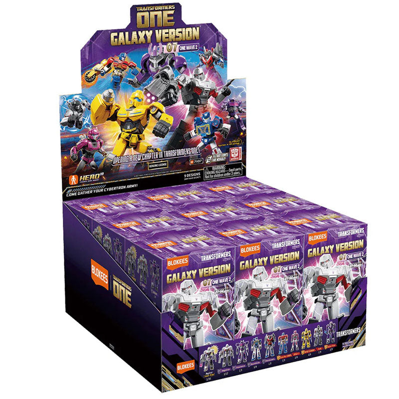 Transformers Blokees Galaxy Version 07 – ONE Wave 2 – Asst 9pcs
