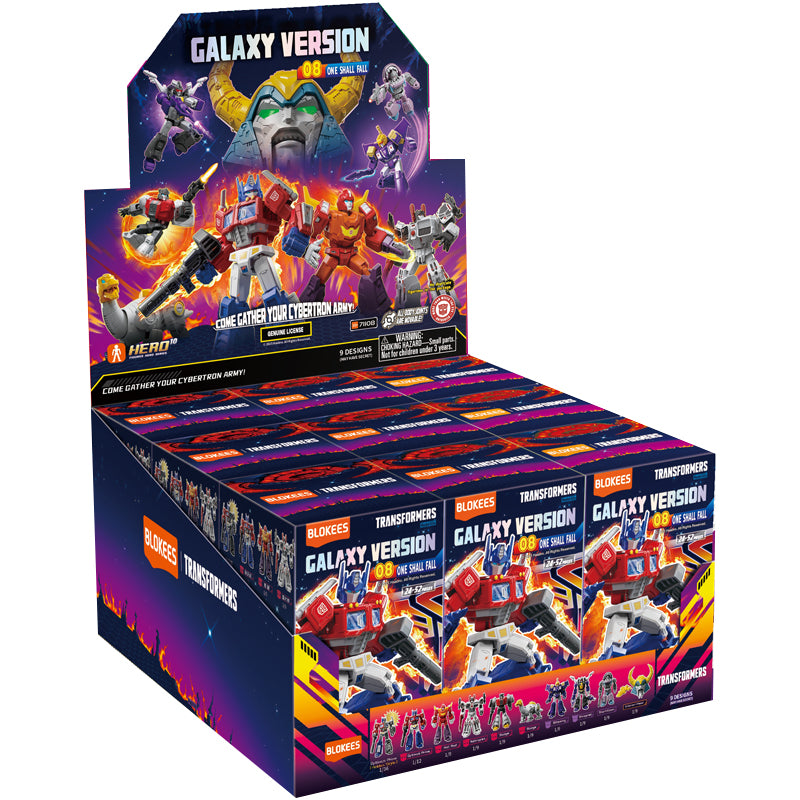 Transformers Blokees Galaxy Version 08 – One Shall Fall – Asst 9pcs