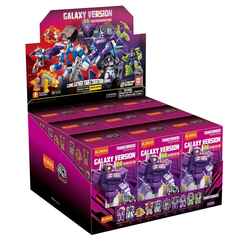 Transformers Blokees Galaxy Version 04 – Fractured Space-Time – Asst 9pcs