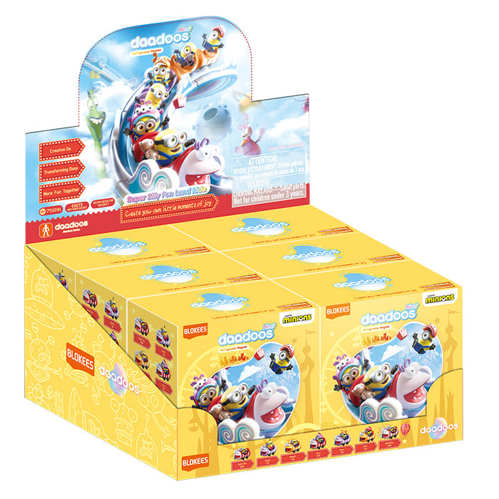 Minions Blokees Daadoos Nest 01 – Super Silly Funland Ride – Asst 6pcs