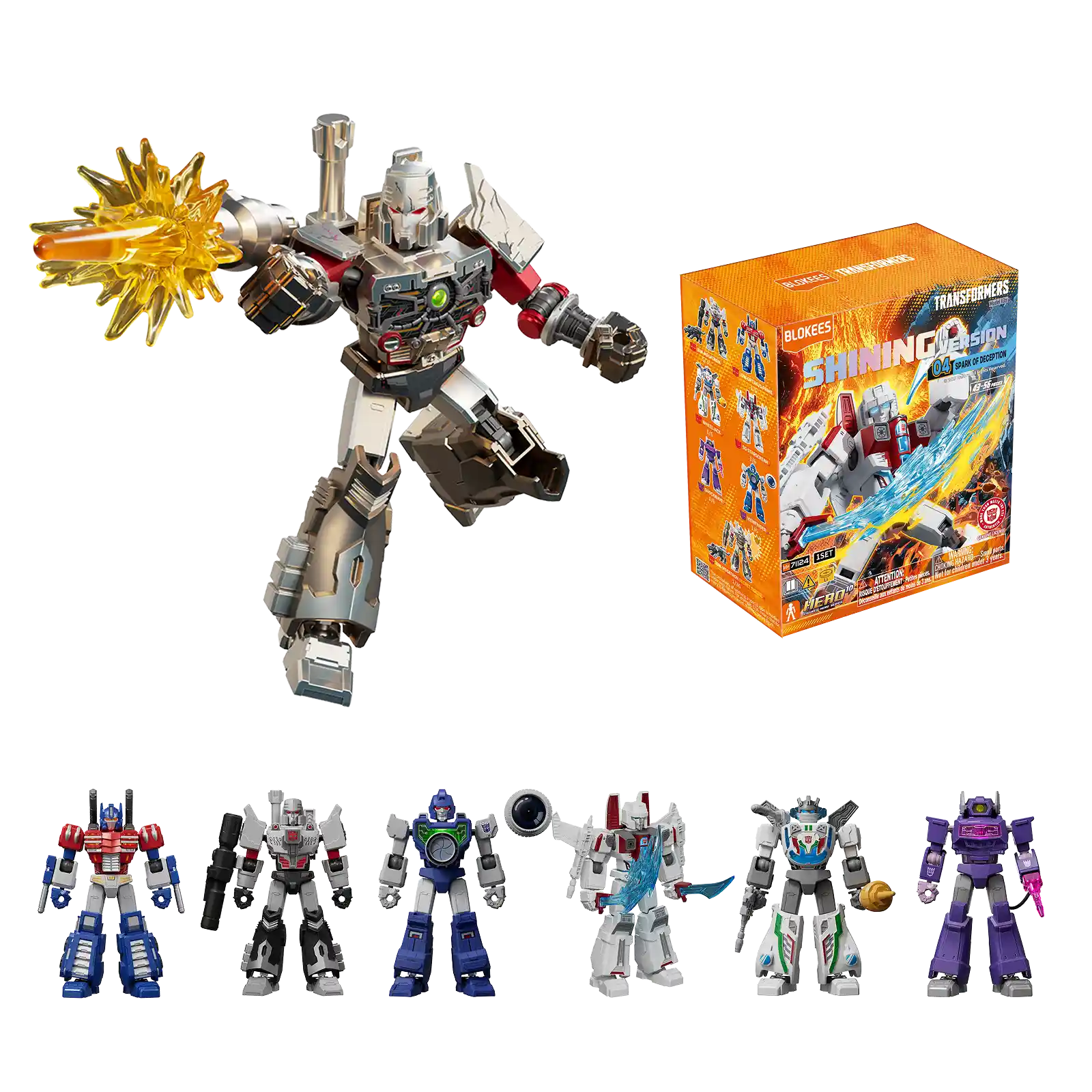Transformers Blokees Galaxy Shining 04 – Spark of Deception – Asst