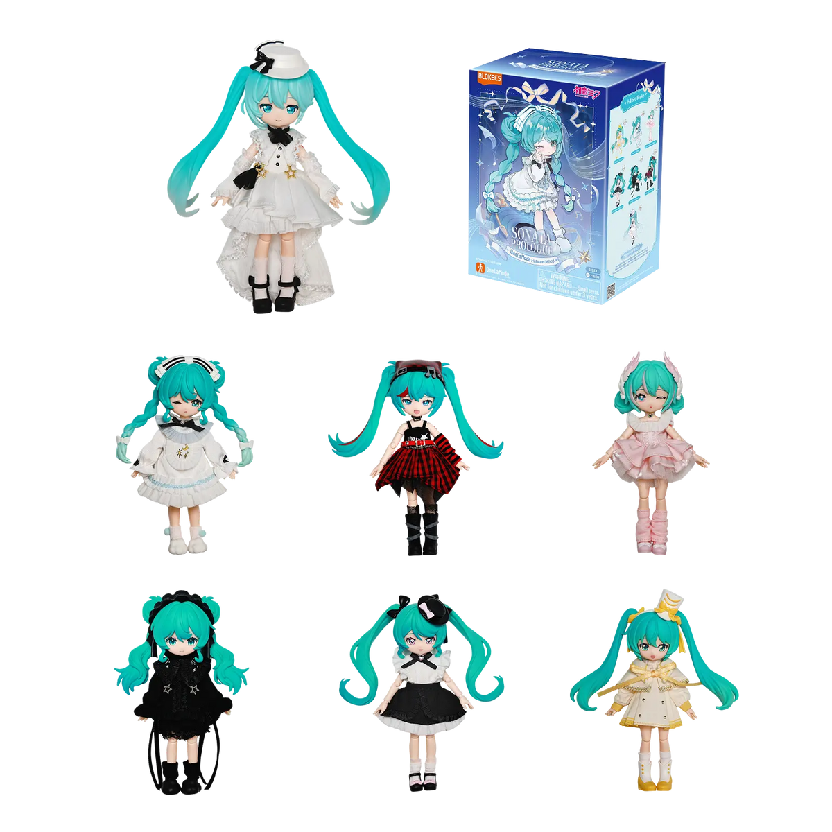 Hatsune Miku Blokees Daalamode – Sonata Prologue – Asst 6pcs